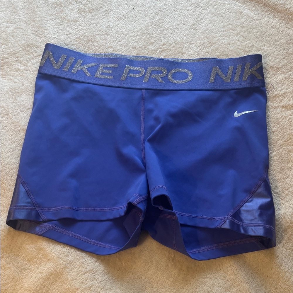 Nike Pro Purple Training Shorts